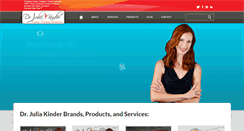 Desktop Screenshot of juliakinder.com