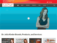 Tablet Screenshot of juliakinder.com